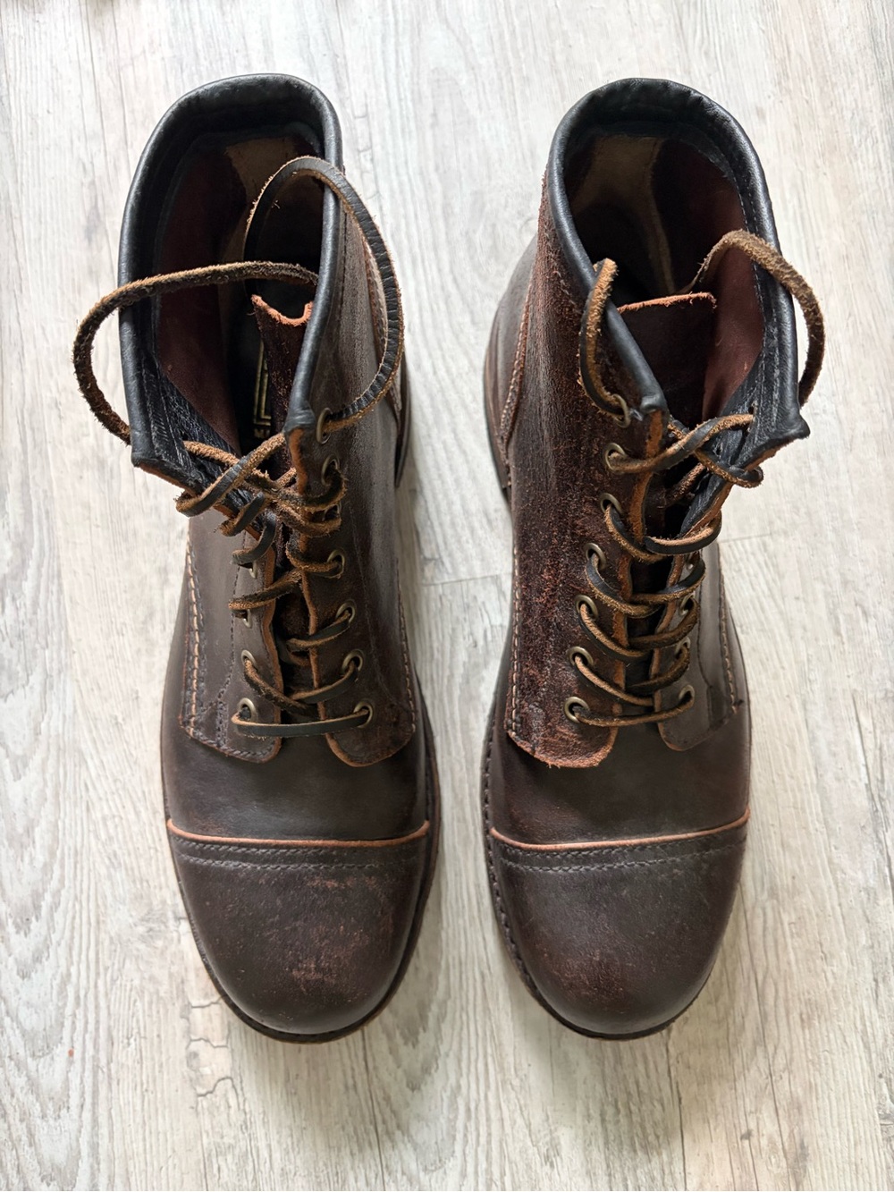 FRYE Logan Cap-Toe Boots, Men's 9.5